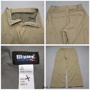 Blauer Tactical Pants Men 32x31 Tan Stretch Adjustable Pockets Flex Force Cargo